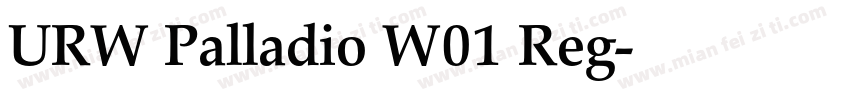 URW Palladio W01 Reg字体转换
